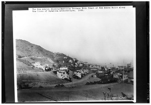 View of Avalon showing Marrilla Terrace and a tract of new homes, 1926