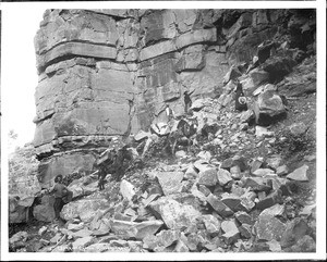 Hualpai Trail (or Havasu Trail?) at Cataract Canyon, one of the canyons at the Grand Canyon, Arizona, ca.1900-1940