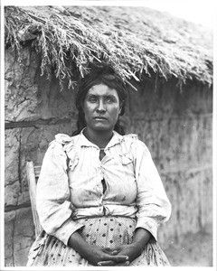 Portrait of Juana Torres, wife of Luis Torres, east of Palm Springs, ca.1903