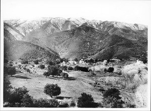 Cuyamaca Mountains and the mining town of Banner on the western edge of the Colorado Desert, California, ca.1900