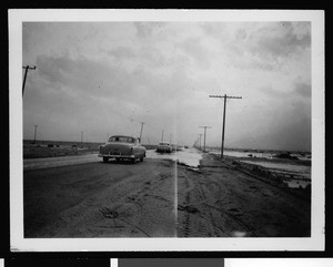 Flooding in Palm Springs, 1958