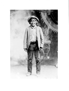 Portrait of Da-dit-a-ga, a Washoe Indian man, ca.1900