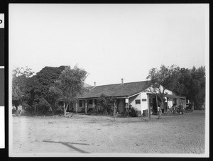 Viele store, stage station, hotel, and post office at Pala, California, ca.1901-1905