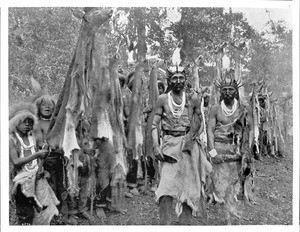 White Deer Skin Dance Ceremony of the Hoopa Indians, ca.1900