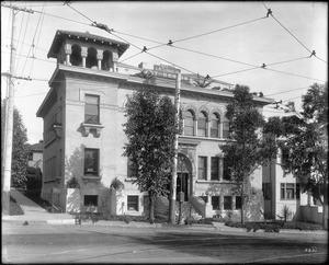 Exterior view the Los Angeles School of Art and Design, ca.1905