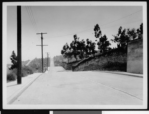 Gaffey Street from San Pedro, an example of improvement recently completed in the hilly section, October 4, 1928