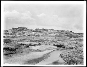 Distant view of the Indian pueblo of Laguna (San Jose de Laguna), New Mexico, ca.1898