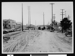 Unidentified unpaved road in Los Angeles