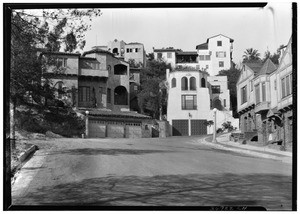 Hillside residences on Argyle Avenue, Hollywood, March 11, 1930