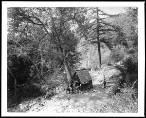 Halfway house on the trail up Mount Wilson