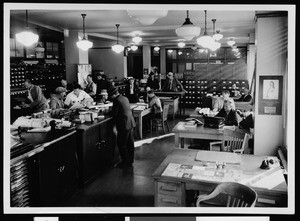 Workers in Mr. Campbell's Department of Public Works office