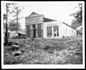 Exterior view of the Wells Fargo Assay Office in Folsom, 1936