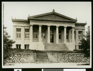 Carnegie Library in Whittier, ca.1907