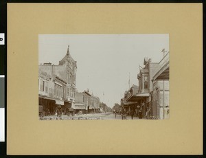 Second Street in Pomona, east from Gordon, ca.1905