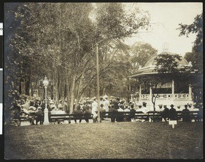 Band Stand at "The Oaks" in Portland, Oregon