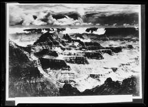 Grand Canyon, showing a large cliff wall extending to the right