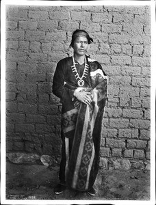 Navajo man standing, ca.1901