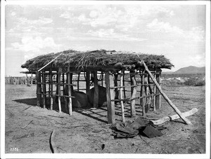 Pima Indian granary, or, a-cos-sin, ca.1900