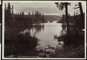 View of a lake from Clear Lake Resort, Oregon