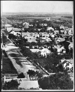 Third Street looking east from Hill Street in Los Angeles, ca.1876