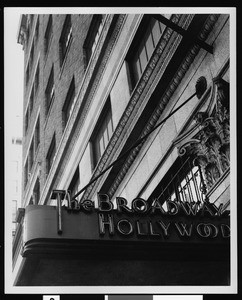 Exterior view of the Broadway Department Store in Hollywood