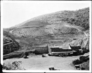 Construction of Hollywood Bowl in Hollywood, California, ca.1919-1922