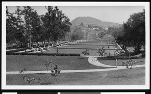 Lawn Bowling State Meet at Arroyo Seco Park Green, September 3, 1937