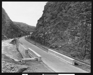 Rock formation in Ogden Canyon, Utah