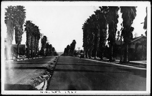 Paving on Sunset Boulevard east of Serrano Avenue, 1930