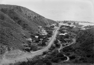 Coast road in Las Flores Canyon, 1912