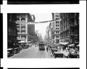 View of Broadway, looking north from Seventh Street, ca.1924