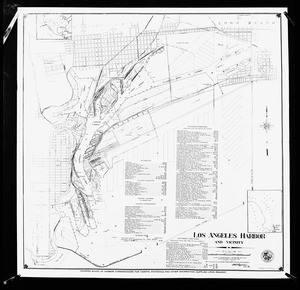 Map of Los Angeles Harbor and vicinity