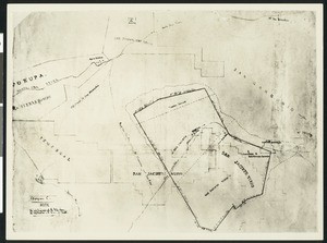 Map of San Jaciinto Viejo, Jurupa, and Agua Mansa, ca.1900