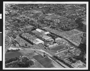 Panorama of San Bernardino's National Orange Show, ca.1953