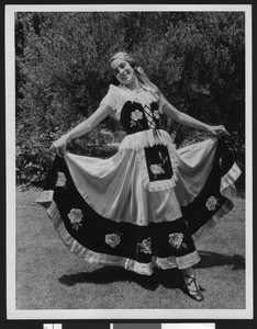 Woman wearing an ethnic costume, ca.1930