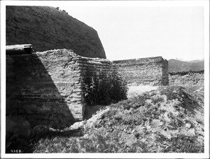 Ruined walls of Mission San Antonio de Padua, California, ca.1906