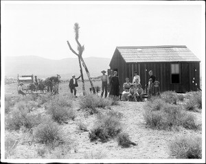 Desert School House, Little Rock, Mojave Desert, ca.1903