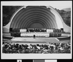 Hollywood High School graduation at Hollywood Bowl