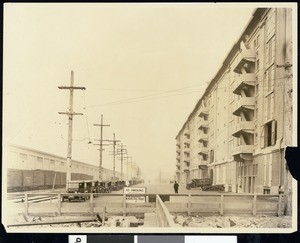 Exterior view of Warehouse Number One at the Los Angeles Harbor