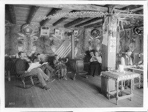 Interior of the office of the Hotel Grand View, Grand Canyon, ca.1900-1930