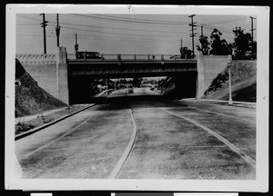 Silverlake Boulevard grade separation at Temple Street