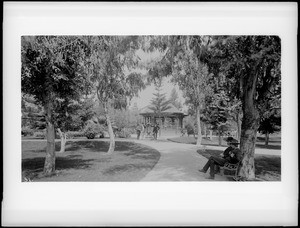 Pershing Square, Los Angeles, ca.1888