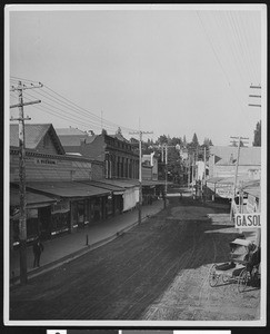 View of Placerville, "where gold is found in the streets", ca.1912