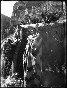 "Walapai Bill", a renegade living with the Havasupai Indians, ca.1900