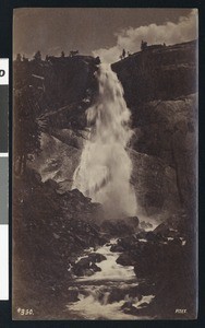 View of Nevada Falls in Yosemite National Park, ca.1900