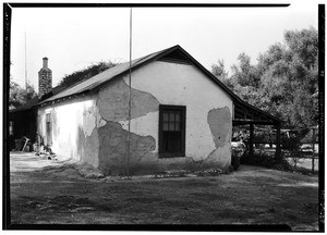 Exterior view of the Verdugo adobe in Glendale, July 1934