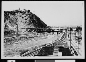 View looking west from the roof of the Lincoln Heights Jail toward the Los Angeles River, February 26, 1936