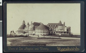 View of Hotel del Coronado looking from the East, ca.1888