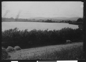 View of Pinto Lake in Watsonville, ca.1900