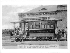 San Diego Cable Railway cable car, ca.1898-1912